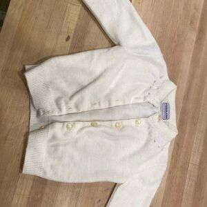Classic White Kids Sweater